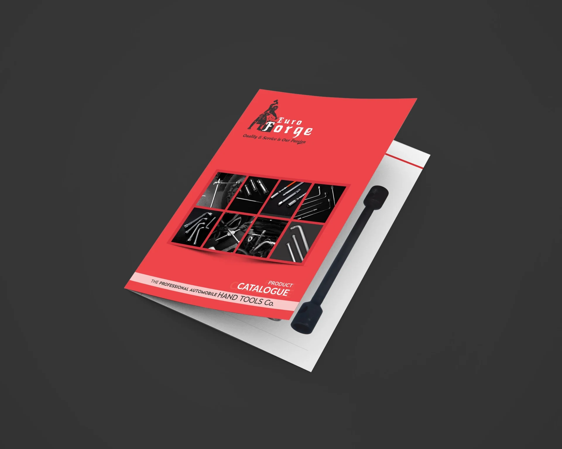 Catalogue design for Euro Forge professional automobile hand tools - Creative Ideas