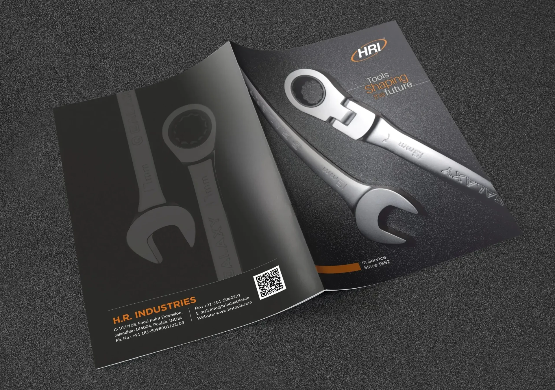 Catalogue design for H.R. Industries hand tools brand - Creative Ideas