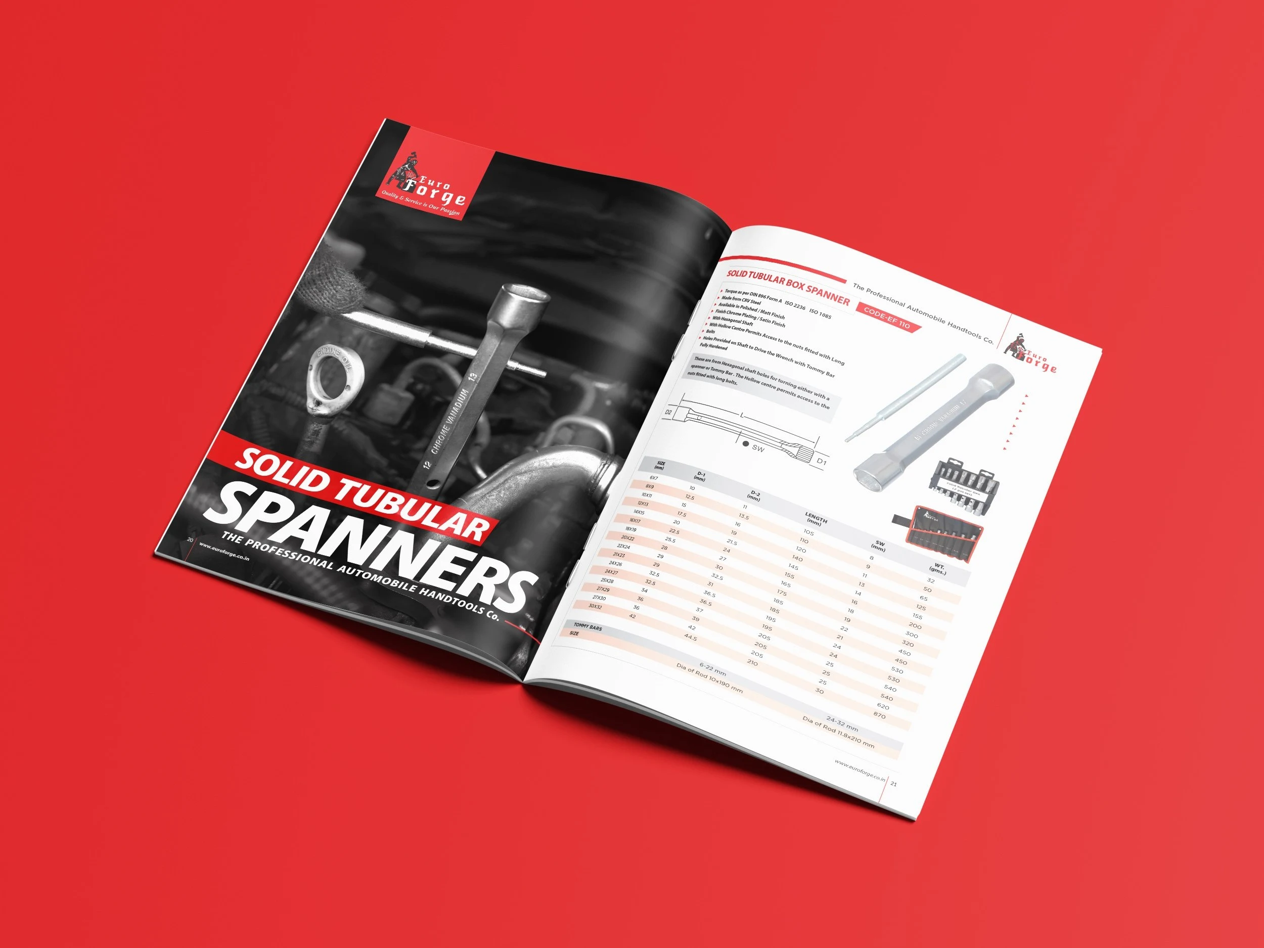 Catalogue, Posters & Product Photography – Euro Forge