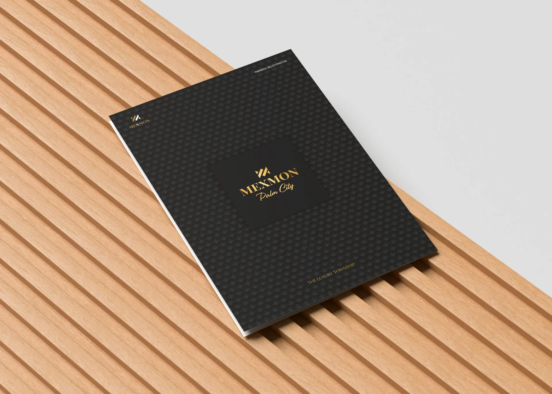 Luxury brochure cover design for Mexmon Palm City township - Creative Ideas